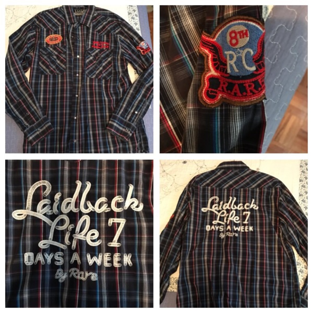 Rare Apparel button up shirt Sz. XL